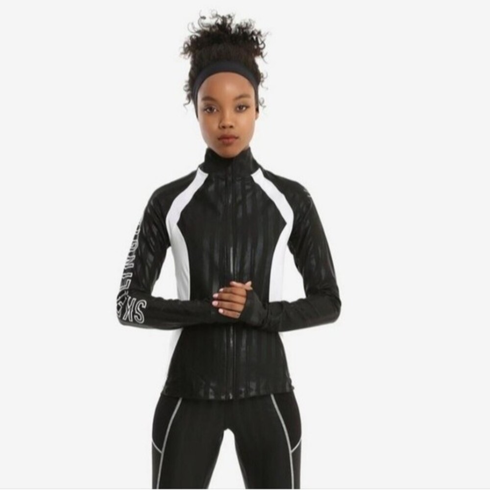 Nightmare Before Christmas Disney Track Jacket Jack Skeleton Black